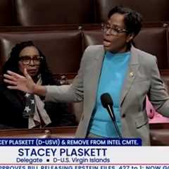 Plaskett Melts Down on House Floor as Lawmakers Advance Measure to Censure Her and Strip Her from..