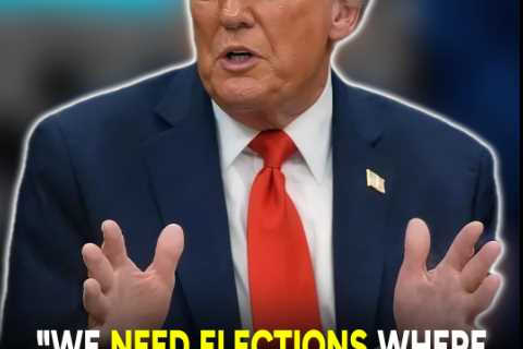 Trump Wants Elections Where People Can’t Cheat???