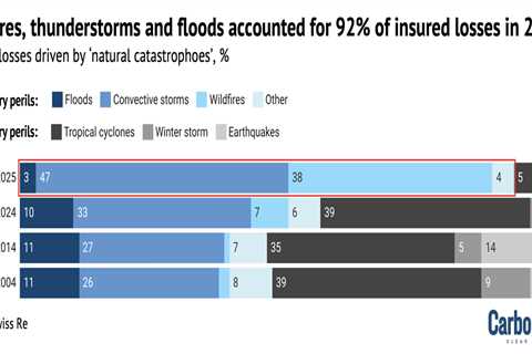 How wildfires and storms drove insurance losses in 2025 – in three charts