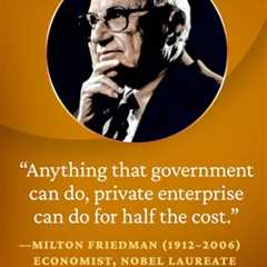 Government Is Inefficient, But . . .